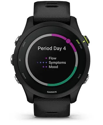 Умные часы Garmin Forerunner 255 Music с черным ремешком